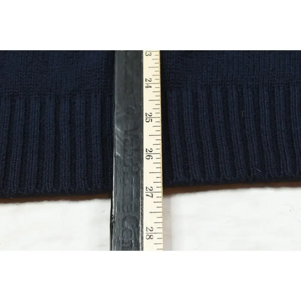 Vintage Polo Ralph Lauren Sweater Mens XL Blue Pima Cotton Long Sleeve Crew Neck